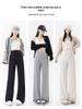 Spring/Autumn Maternity Wide-Leg Pants – Loose-Fit, Non-Slip Waist, Lightweight & Casual