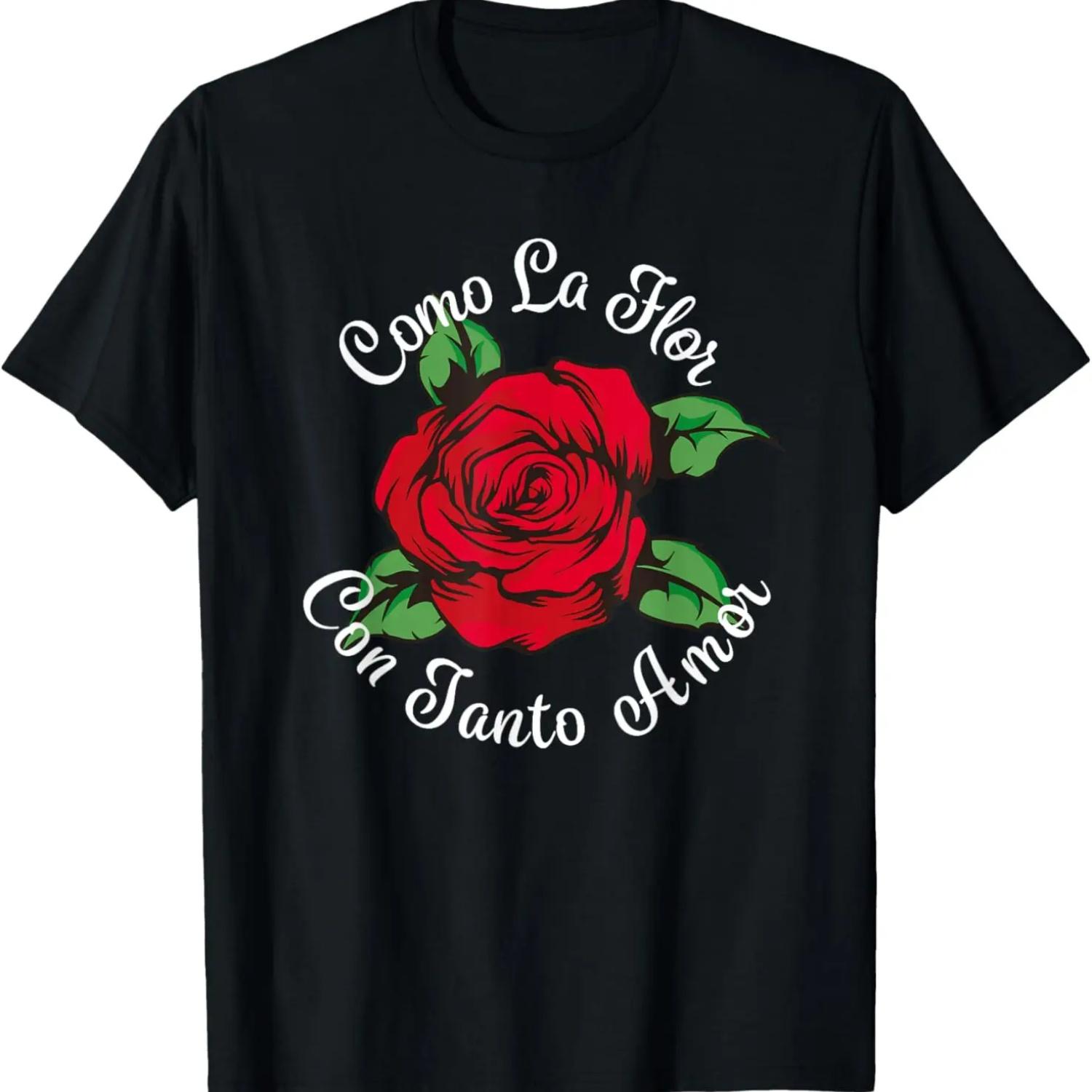 Como La Flor - Bailar Cumbia - Mexican Rose Fiesta Regalo T-Shirt S