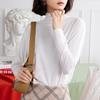 Women's Modal Long-Sleeve Round Neck Shirt, 2024 Autumn/Winter, High-End Fashionable Innerwear
