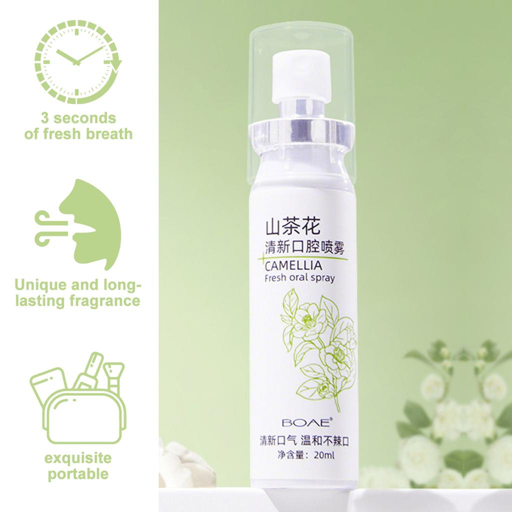 1PC Camellia Breath Freshener, Long-Lasting Fragrance, Portable Spray, Preventing Bad Breath,The For