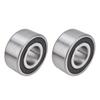 2Pcs Double Row Ball Bearing High Speed Operation Excellent Manufacture Industrial Supplies for
