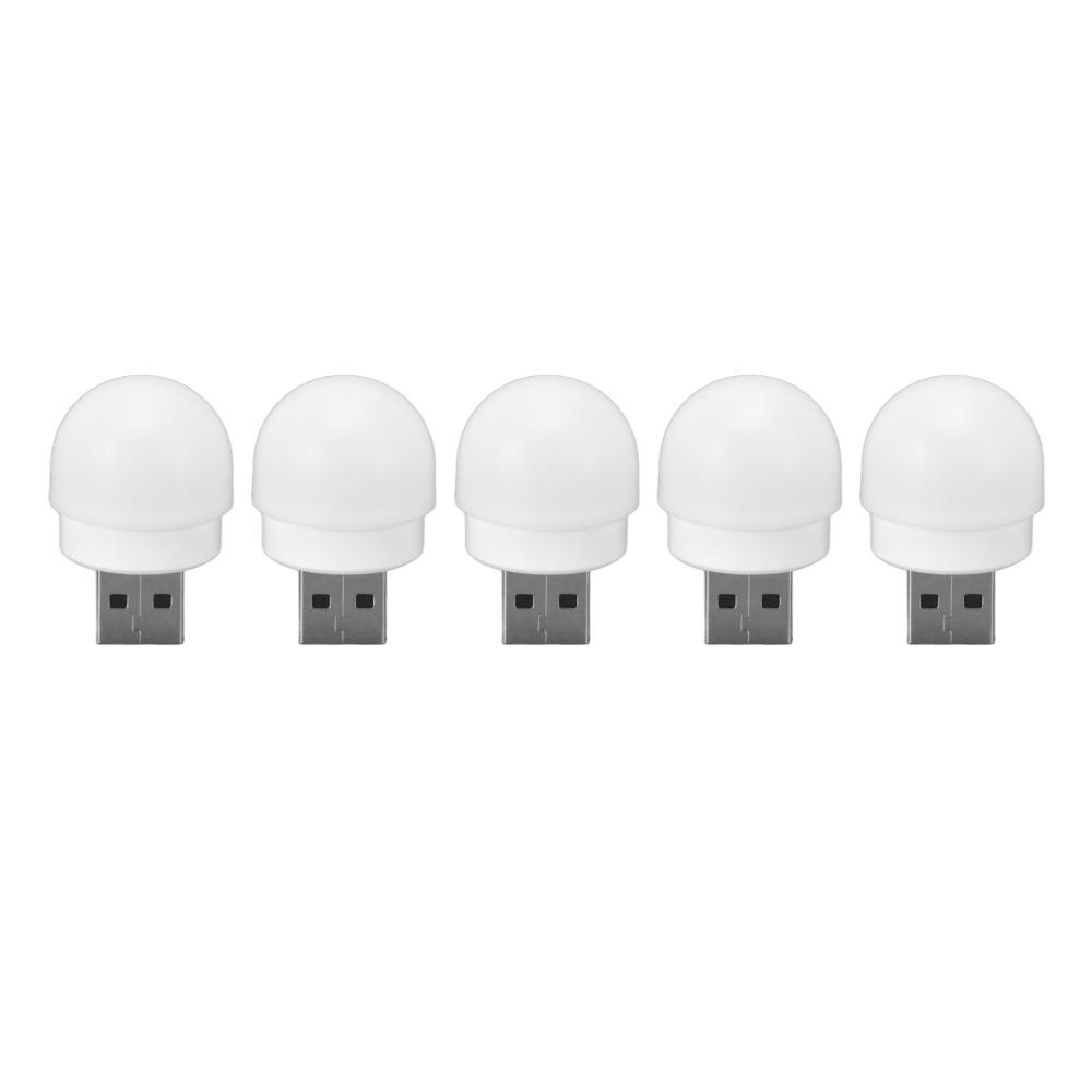 5 Pack 1W USB Night Light Mini LED Night Light Modern LED Light Kitchen