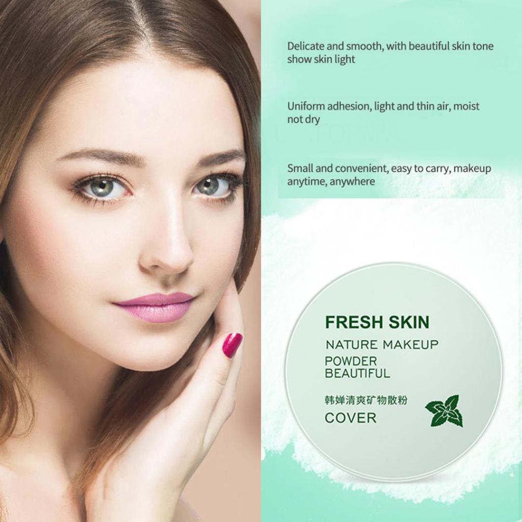 Refreshing Cosmetic Translucent Foundation Finishing Loose Powder Face Makeup