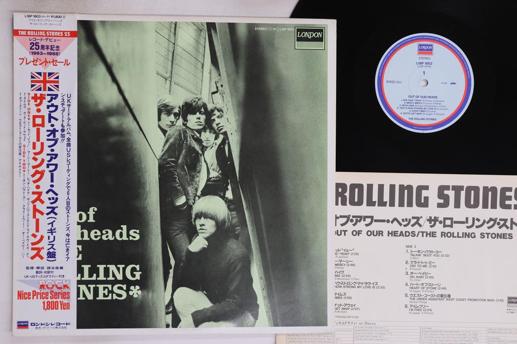 LP Record ROLLING STONES - Out Of Our Heads L18P1803 LONDON 1988 Japan Obi Rock Used
