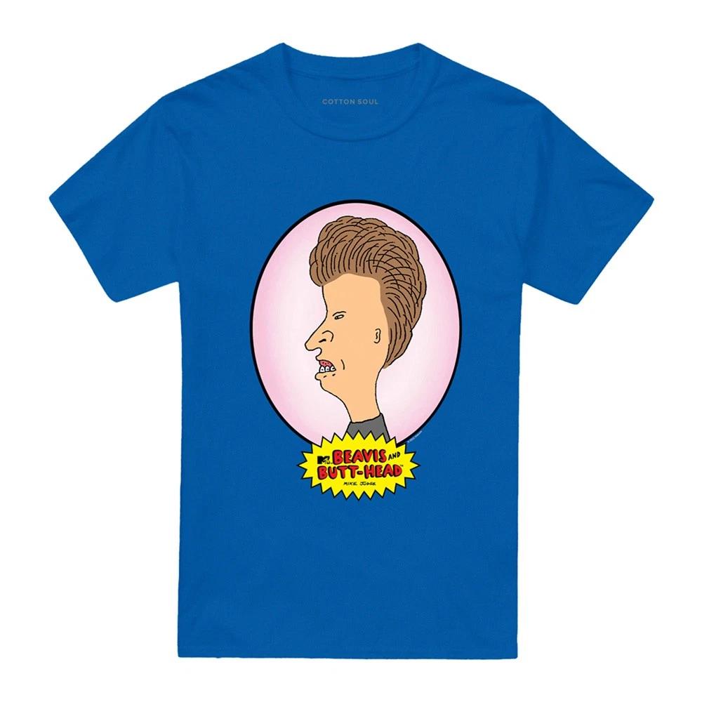 

Beavis Butthead Butthead Portrait T-Shirt S-4XL, Royal 3XL