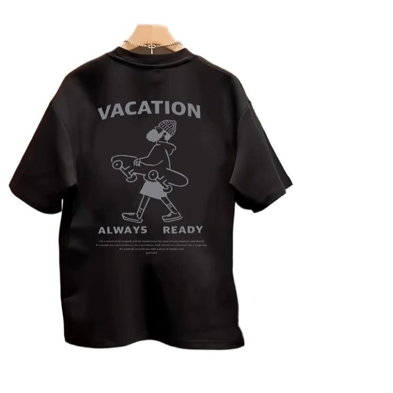 Mens heavyweight graphic tshirt lightweight and breathable comfortable casual wear trendy machine washable
