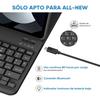 Compatible Backlit Bluetooth Keyboard Case with Pen Slot for iPad 10th Gen - Spanish Layout & 11th Stand Shell