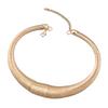Women Snake Chain Necklace Geometric Jewelry Shiny Hook Eye Clasp   Snake Chain Collar for Party