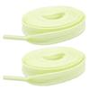 1 Pair Trendy Luminous Shoelaces Luminous Shoelaces Glow in The Dark Shoe Laces Fluorescent Flat Shoelaces Replacements 97