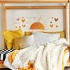Sun Heart Pattern Wall Stickers for Bedroom Living Room Home Wall Background Decoration