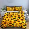 Sunflower Pattern Three-Piece Set Multiple Sizes Kid'S And Adults' Bedroom Exquisite 3Pc Bedding Set, Gift