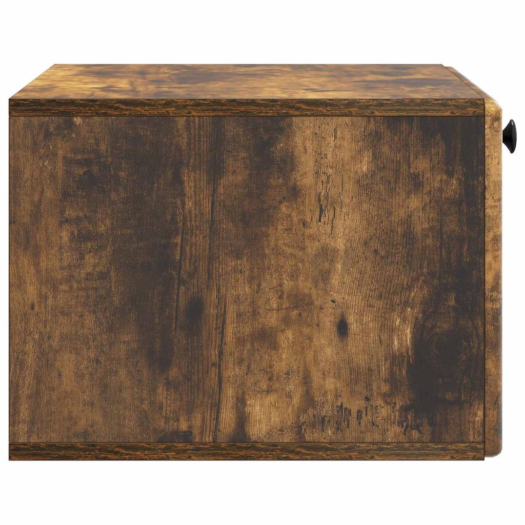 Wall Mounted TV Cabinet 59.5 x 41 x 30 cm Smoked Oak