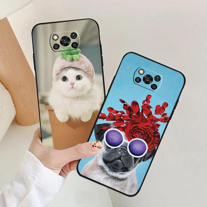 For Xiaomi Poco X 3 Pro X3 NFC X3GT Phone Case astronaut Silicone Camera Protection Back Cover For Poco X3 Pro GT Funda Coque