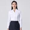 Women's Long-Sleeve Stand Collar Professional Shirt