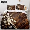 Anchor Duvet Cover Navy Blue Ocean Bedding Set Quilt Cover For Kids Boys Teens For Bedroom Decoration Polyester Nautical Theme