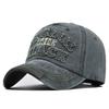 Cotton Cap Baseball Vintage Neutral Gender Women  Men For Hats Casual 3D Black Letter Embroidered Stitching Outdoor Sports Dropshipping