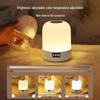 Rechargeable LED Bedside Night Light with Clock