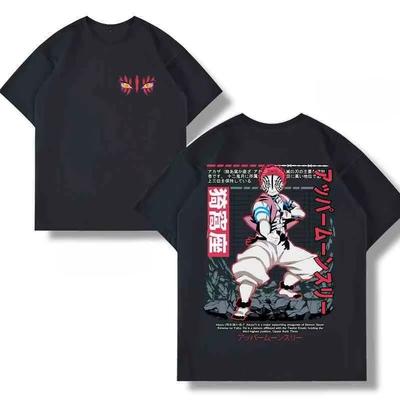 Anime Reiner Baumwolle Druck Kombiniert mit T-Shirts Herren- und Damenmode Kurzärmelig Reine Baumwolle Japanische Animation
