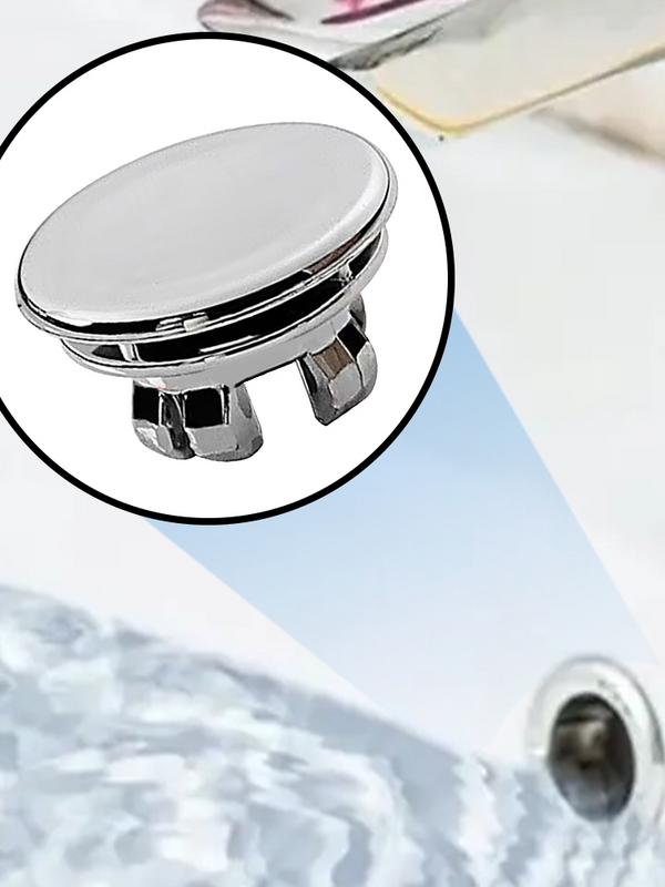 Kunststoff Spülbecken Überlaufabdeckung für Küche Badezimmer Badewanne Spülbecken Runder Ring Überlaufabdeckung Waschbecken Runder Überlaufring Stopfen