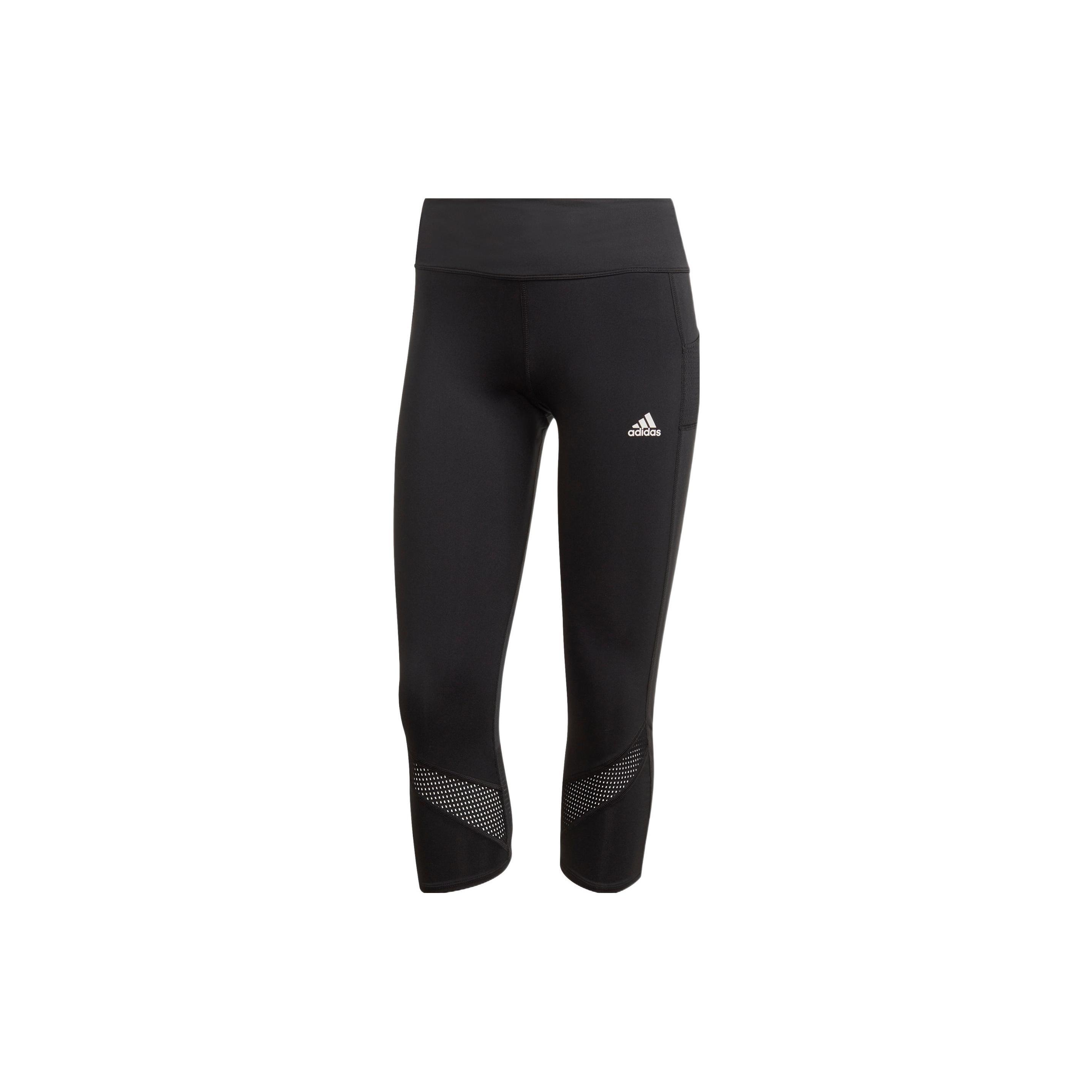 (WMNS) adidas Own The Run 3/4 Leggings Asia Sizing  Black  Women s FS9833 XS