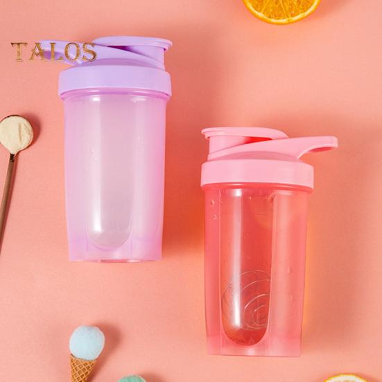 Protein-Shaker-Becher mit Mixerball, 500 ml, Weithals-Shaker zum einfachen Mischen, tragbare Molkeprotein-Shaker-Flasche für Sport, Reisen und Camping