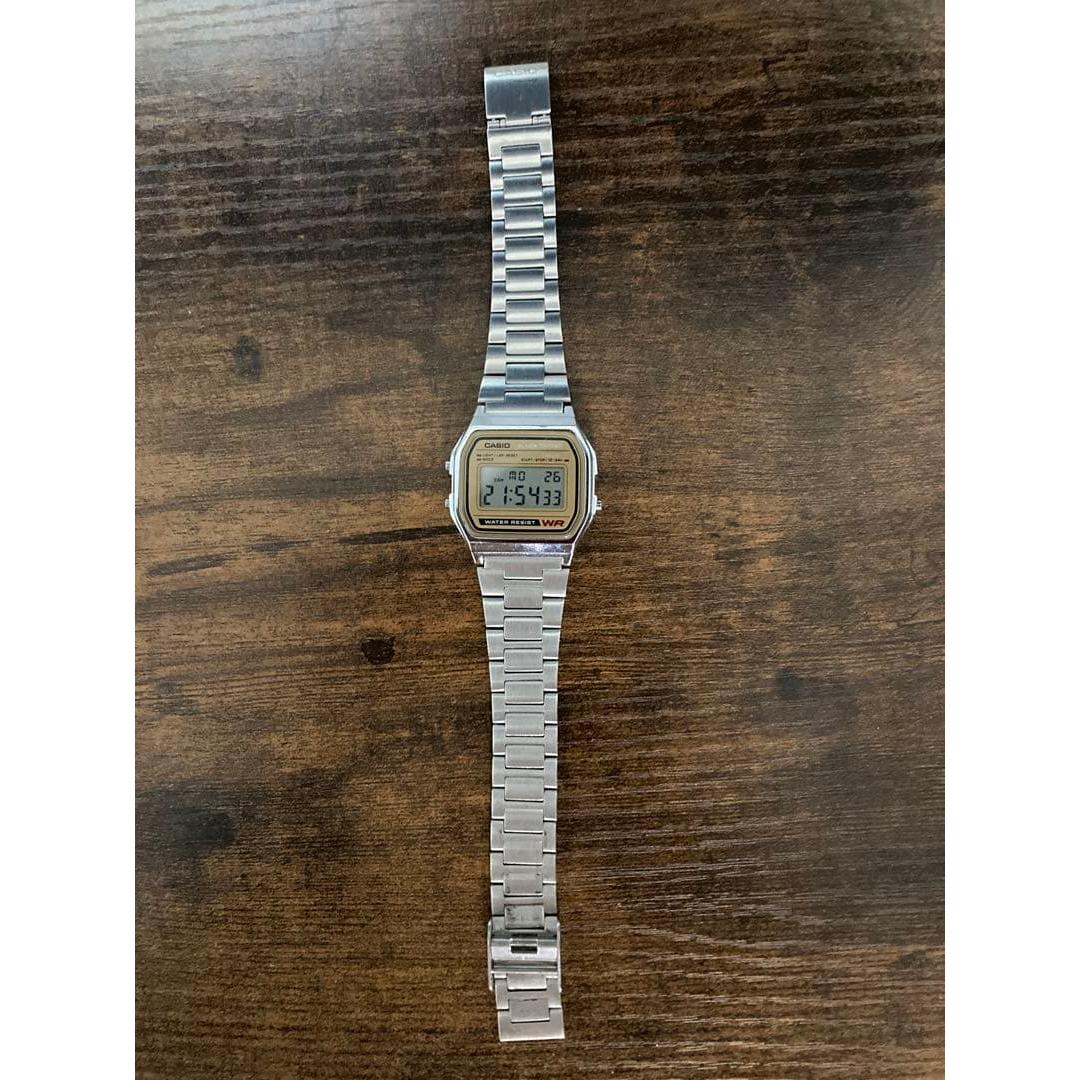 Used CASIO A158WE Aimyon Model Early Model No Frame Cheap Casio