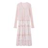 Autumn Water Yiren Elegant Ruffle Cardigan Sling Dress Set