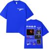 Rapper Paulo Londra Homerun Album Tshirts Unisexs Women Fashion Hip Hop Oversized T Shirt Casual 100 Cotton Short Sleeve Tshirt