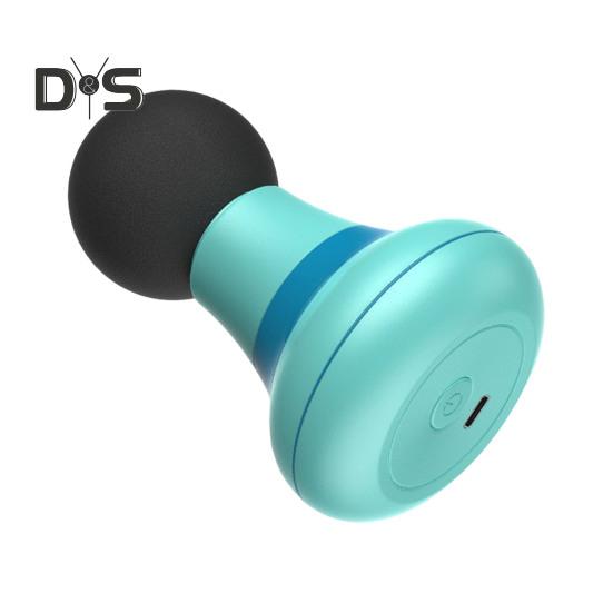 

Ручной массажер для тела, ударный массажер для глубоких тканей, мышцы с 6 скоростями, перезаряжаемый от USB, портативный электрический массажер для мышц синий