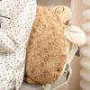 Cartoon Big-Head Fluffy Pillow: Double-Sided Cool Lumbar Support for Summer Sleep & Leg-Clamping.