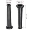 Uxcell Strain Relief Cord Boots Cable Hose Cable Sleeve Rubber 80mm Length Black 2-Pack