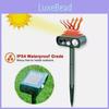 Rechargeable Solar Powered Rodent And Bug Repeller Stylish Green Design For Outdoor Use