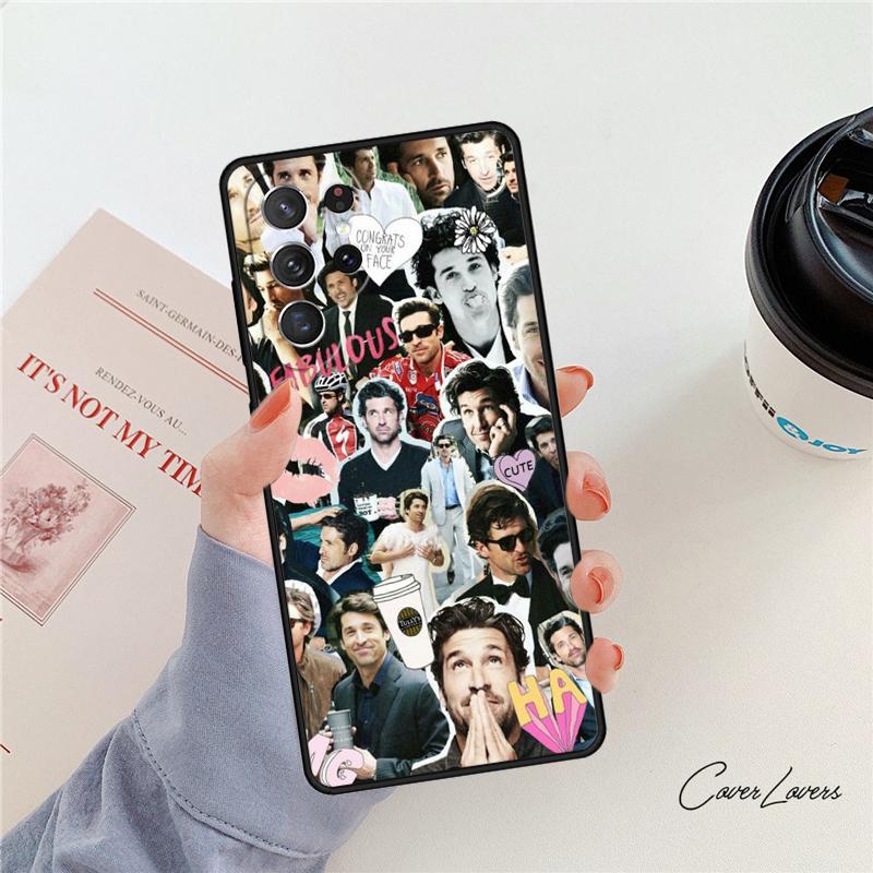 Derek Shepard Grey Anatomy Phone Case For Samsung Galaxy S24 S25 S23 S22 Ultra Note 10 20 Plus S20 S21 FE Cover