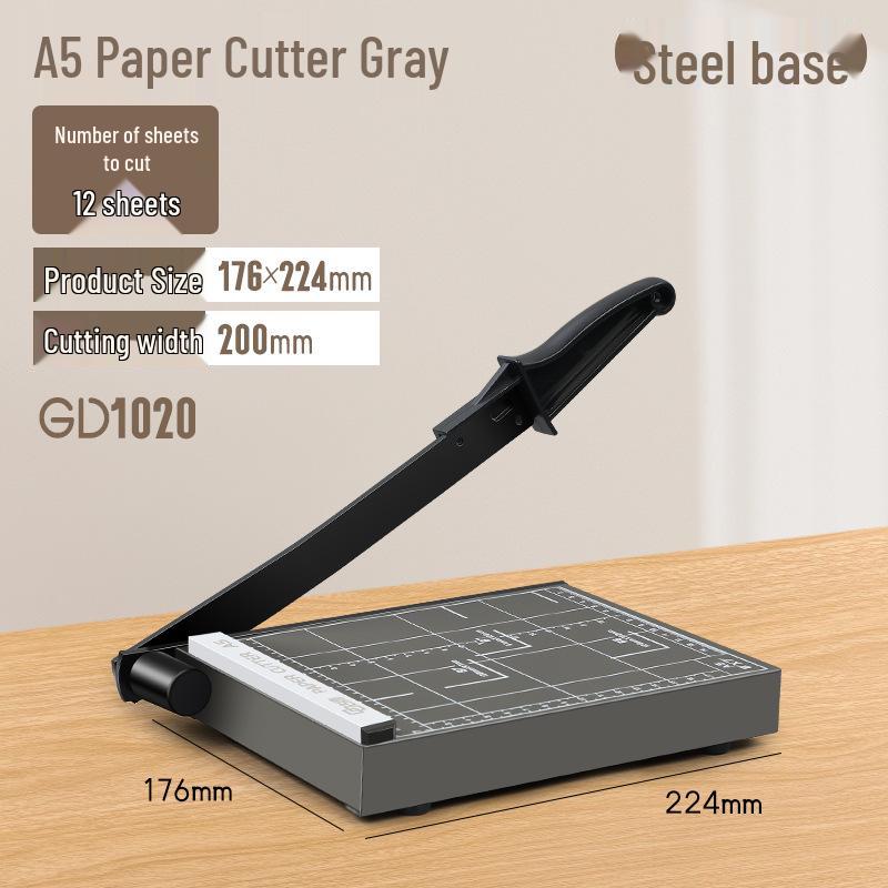 Heavy-duty A4 Multifunctional Paper and Photo Cutter for Office Use