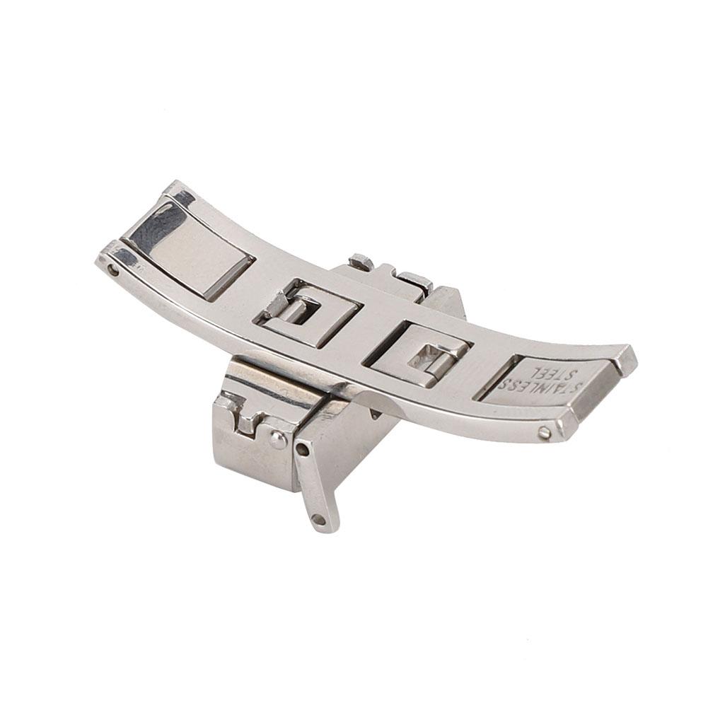 Stainless Steel Wear Resistant Watchband Buckle Watch Strap Clasp Replacement Accessory(14MM )