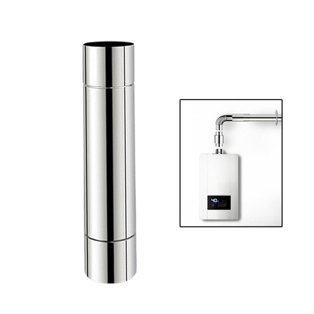 Fireplace Cooking Exhaust Heater Stainless Steel Vent Pipe Flue Tube Straight for Indoor Chimney Systems