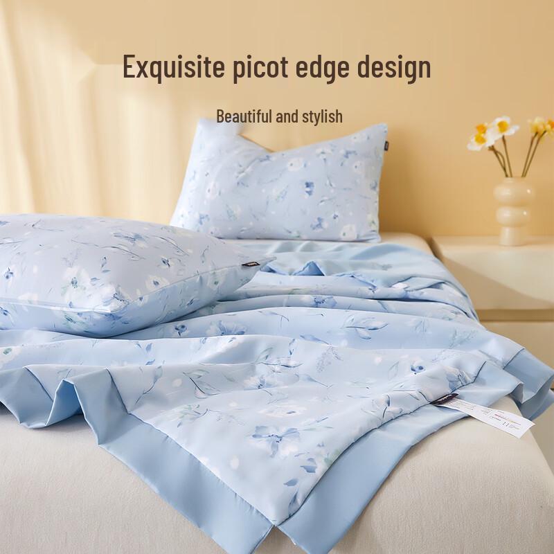 Duohaojia Washable 100% Silk Summer Comforter