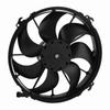 24V Car Cooling Air Fan 7 Blades 160W Power Heat Dissipation Black for Buses Trucks
