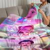 Flannel Digital Printed Blanket Conditioning Blanket Sofa Blanket Girl Gift