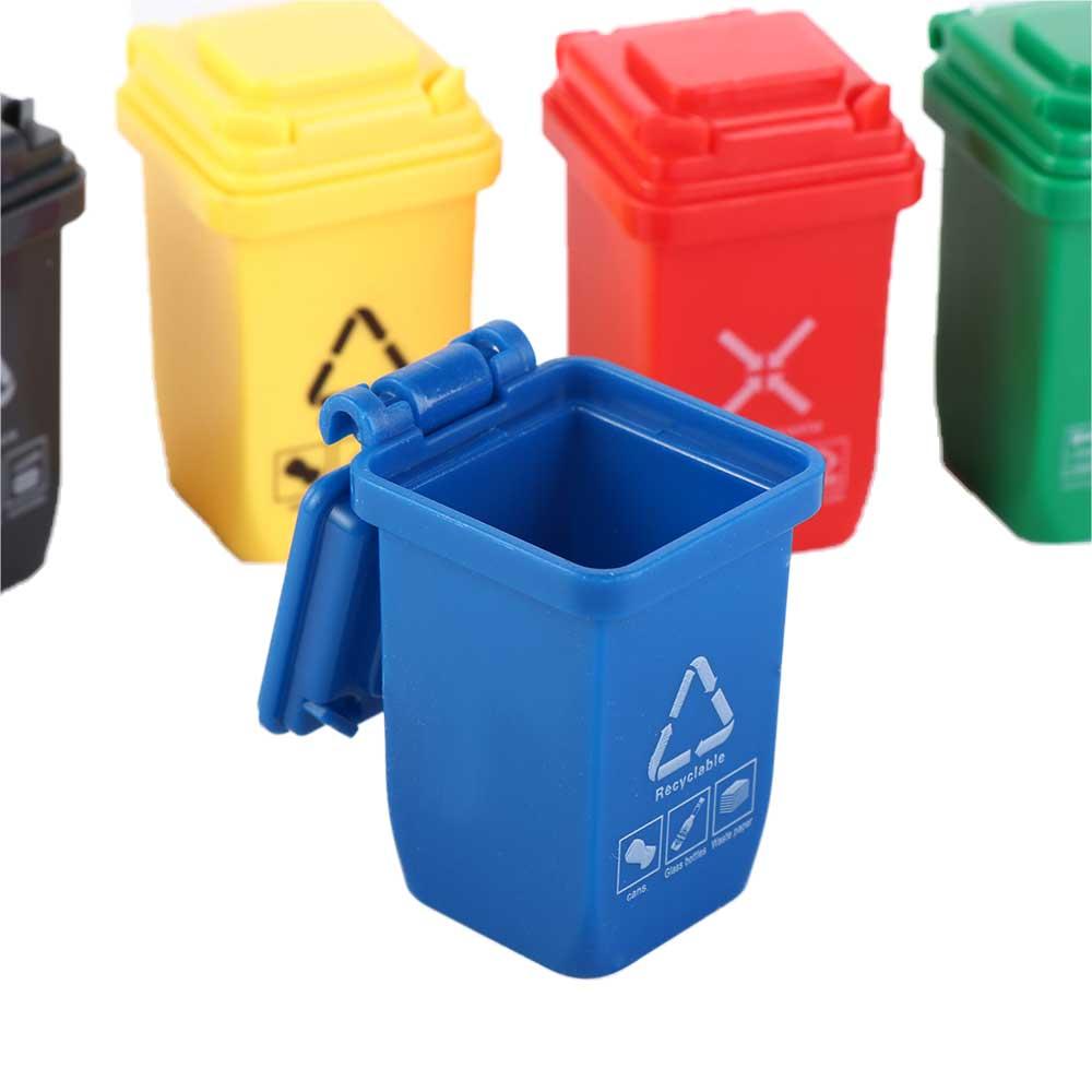 Decoration Simulation Trash Can Dollhouse Trash Can Dollhouse Miniature Simulation Furniture Toy