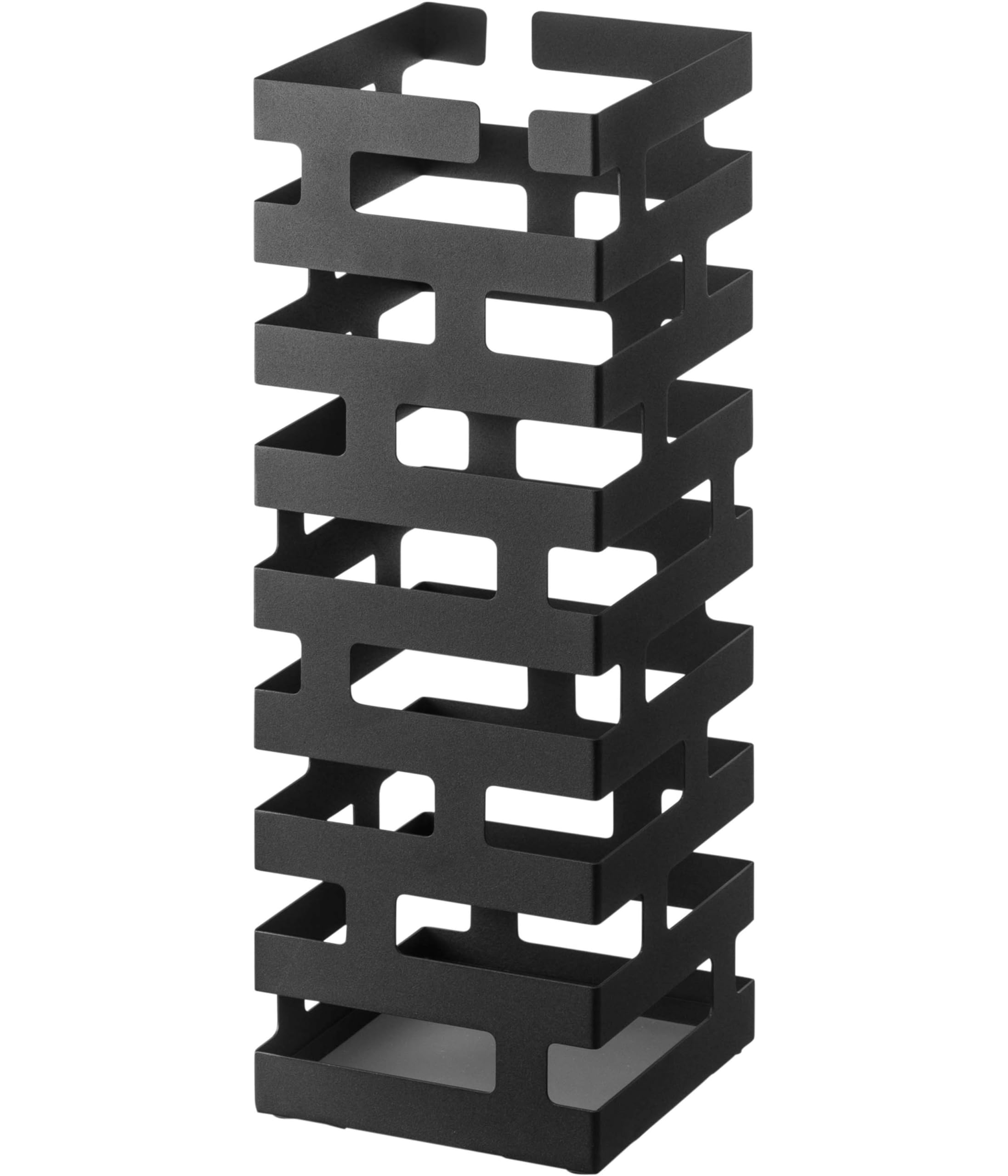 

Yamazaki Jitsugyo Fresh Brick Black Приблизительные Ш15 x Г15 x В43 см Подставка для зонтов, в которой также можно хранить складные зонты 2363 (Ямадзаки)