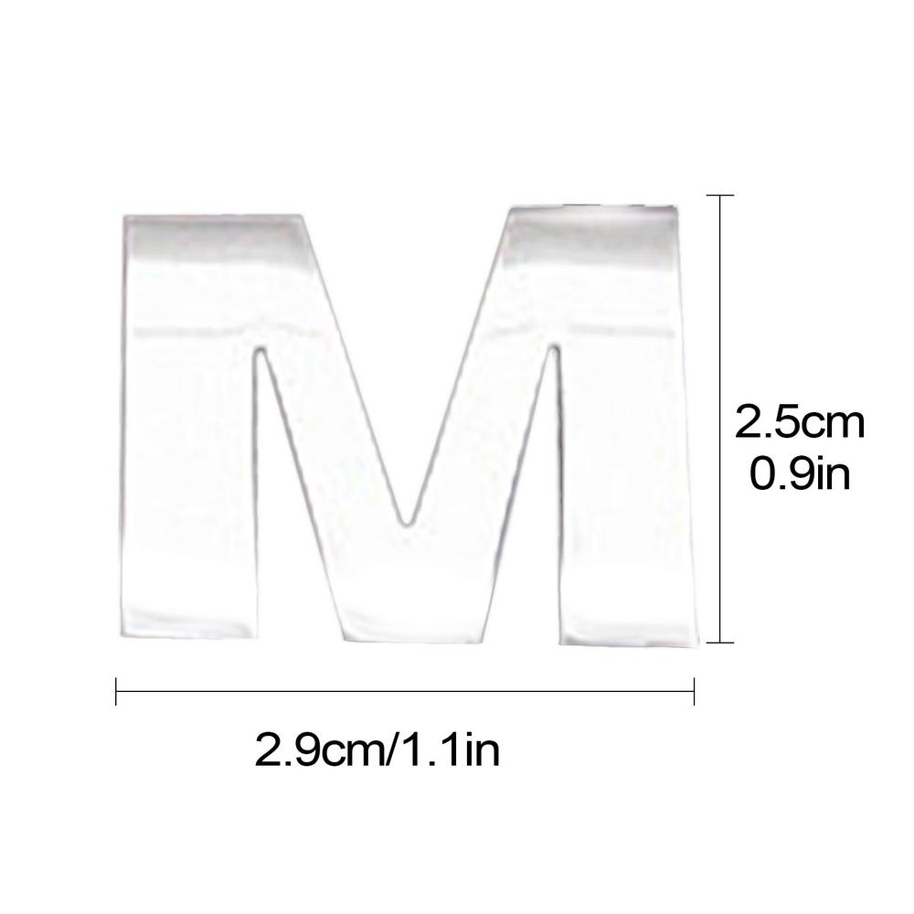Adhesive Letter Stickers Dustproof Car Bumper Stickers Enhanced Durability Sturdy Car Stickers with 3D Design for Car Auto