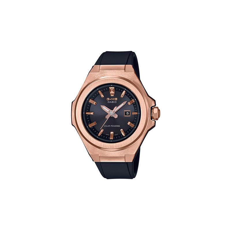 Casio BABY-G G-MS series solar sports waterproof and shockproof quartz watch quartz movement resin strap Japanese and Korean watch MSG-S500G-1APR чёрный