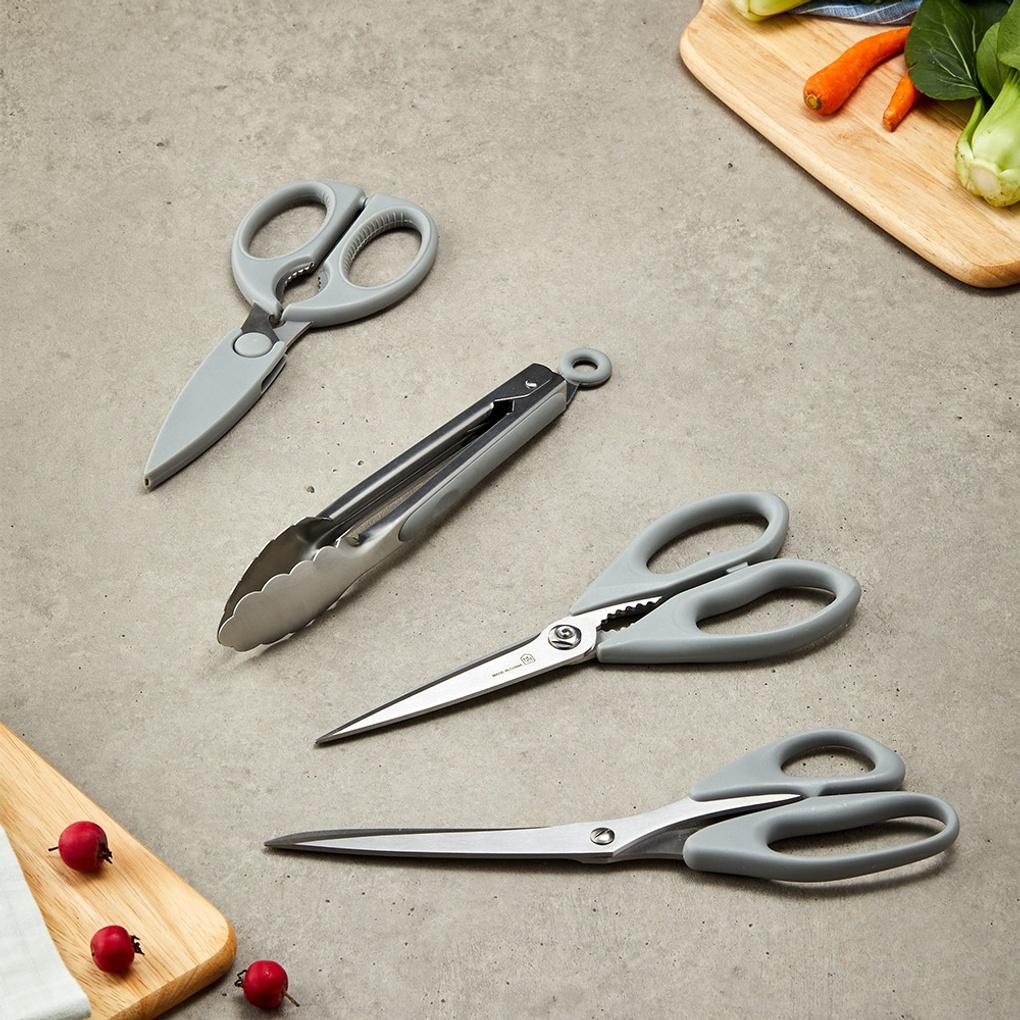 WOW Two-Handed Scissors + Regular Scissors 2P Set_ GREY_CK1222005