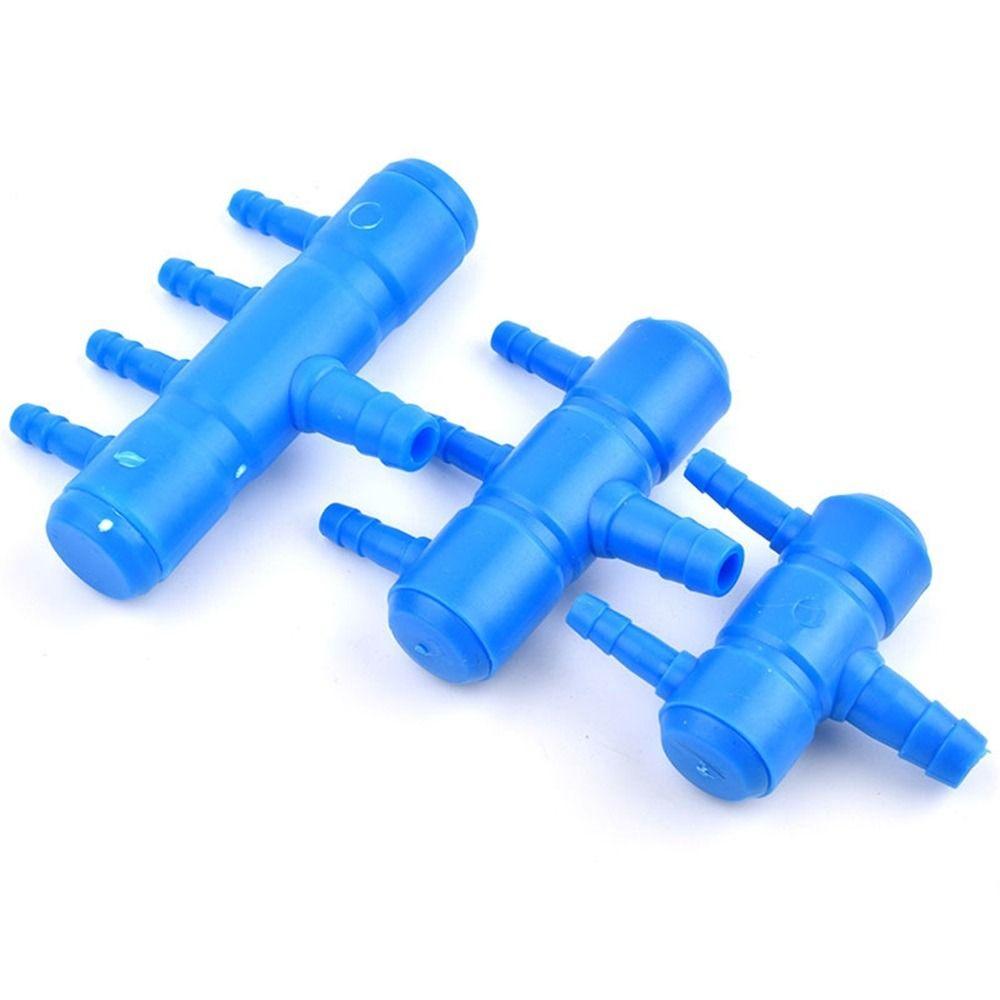 10Pcs Plastic Aquarium Air Splitter 4/5/8mm Oxygen Gas Diverter  for Fish Tank Air Pump Oxygenation