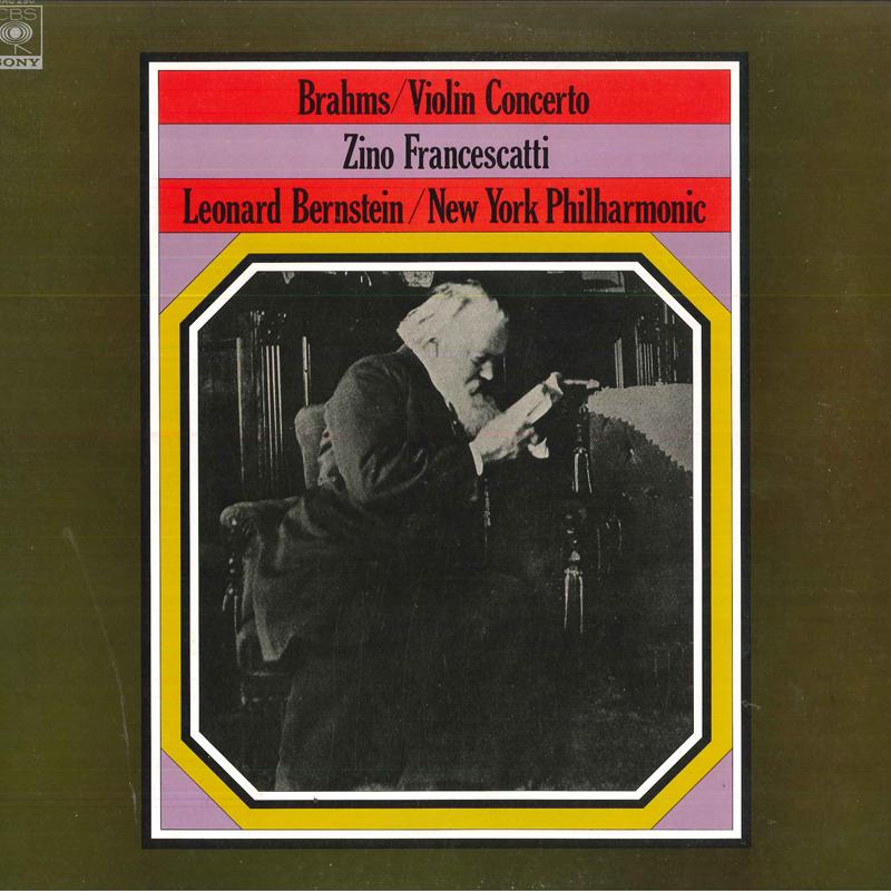 

LP Record ZINO FRANCESCATTI LEONARD BERNSTEI Brahms Violin Concerto Op.77 13AC290 CBS SONY 1977 Japan Classical Used