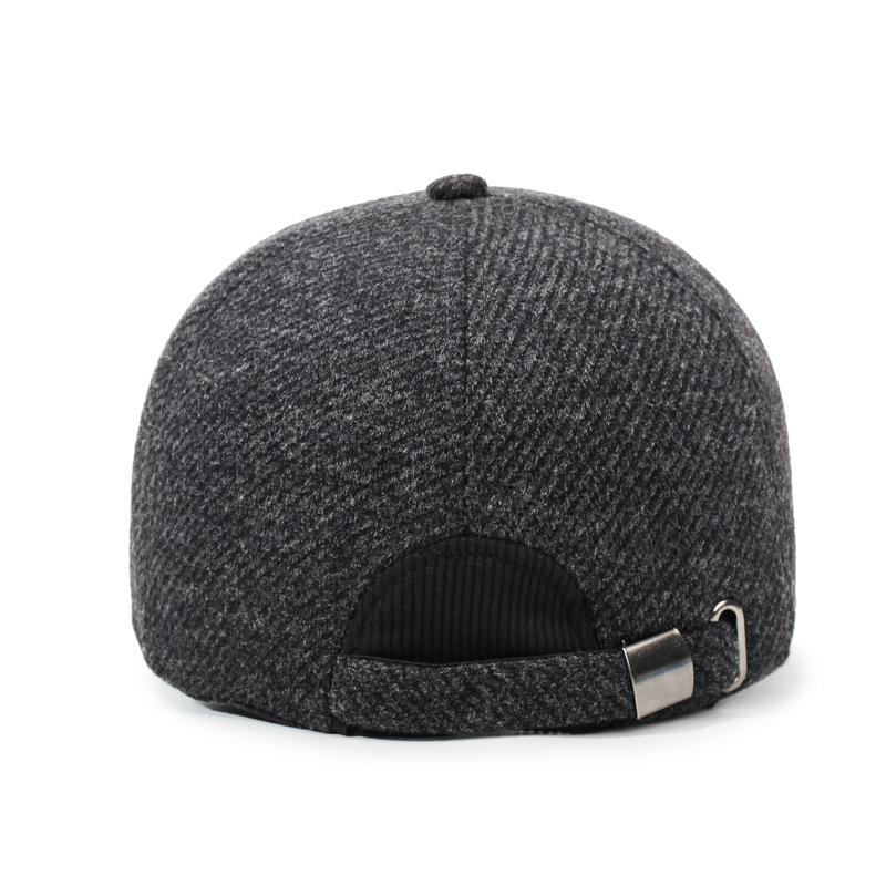 Podzimní zimní teplá bavlněná čepice pánská větruodolná chladuodolná ochrana sluchu vlněná baseballová čepice venkovní sportovní čepice