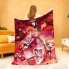 Energetic Cartoon H Hazbin H HoteL S Blanket Soft Throw Blanket for Home Bedroom Bed Sofa Picnic Travel Office Rest Blanket Gift
