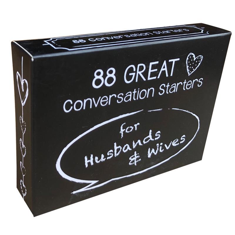 88 Conversation Starters: Love Talk Game for Couples Board Game Cards