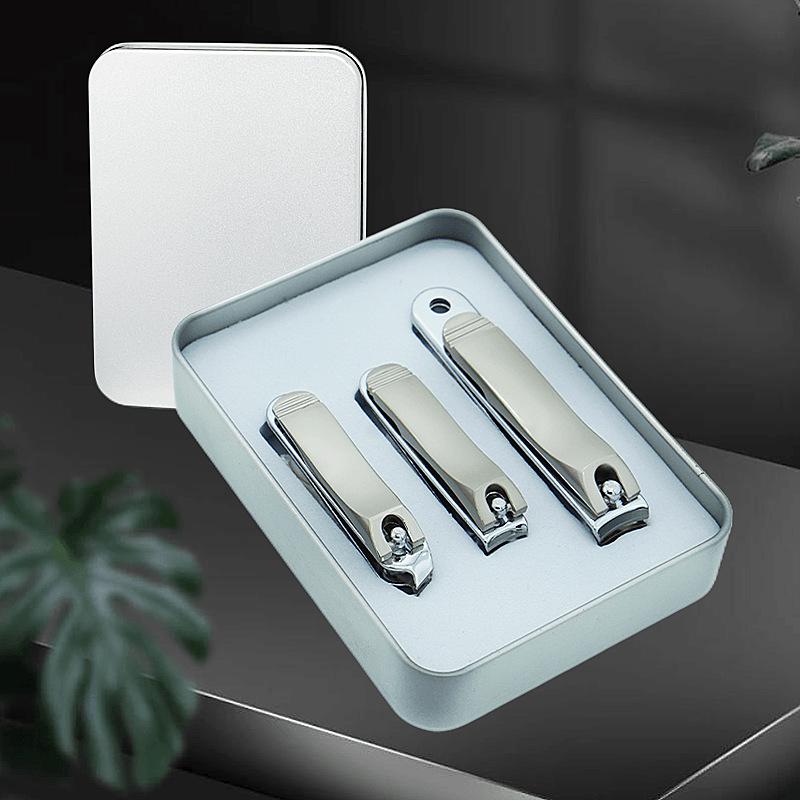 Luxury Stainless Steel Nail Clippers Set for Manicure & Pedicure with Portable Gift Box